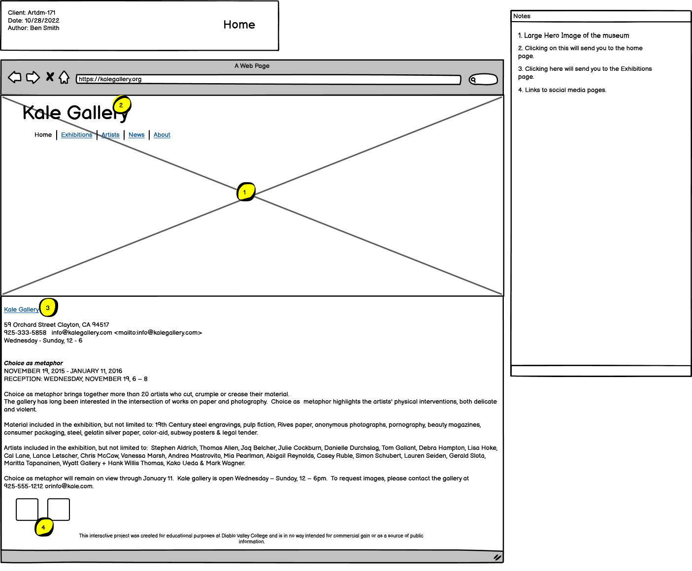 home page for project 5